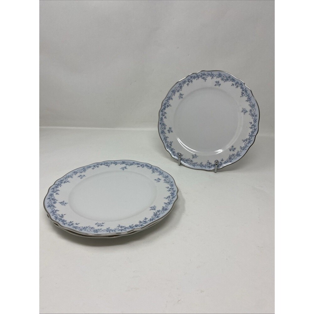 Lot of 3 Franconia Krautheim Delphine Bavarian Bone China 7 3/4" Salad Plate